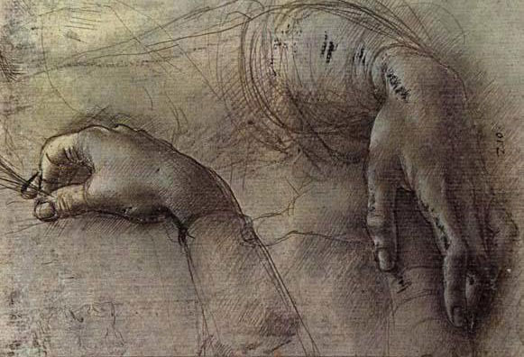 Leonardo da Vinci, Study of a Woman's Hands