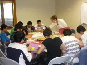 Keri Sue Brunk Instructs Chinese ELL students